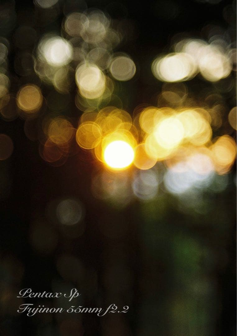 ★バブルボケ！完動美品＊初期保証★pentax sp／フジノンf2.2★作例多数