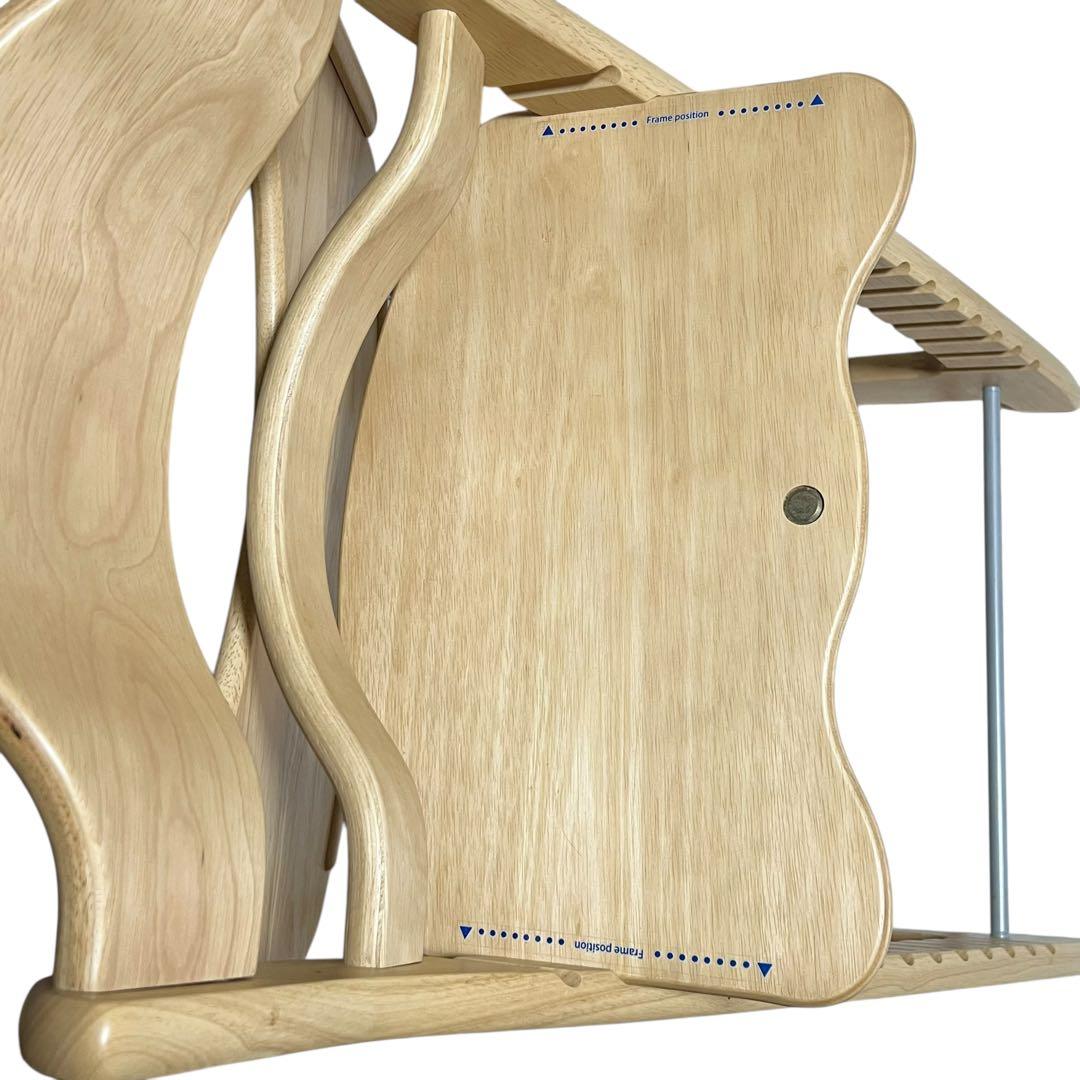 【美品】 すくすくチェアプラス テーブル付　ガード付 1501 NA 大和屋