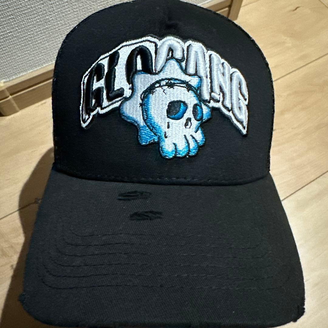 GLOGANGブラックメッシュキャップ