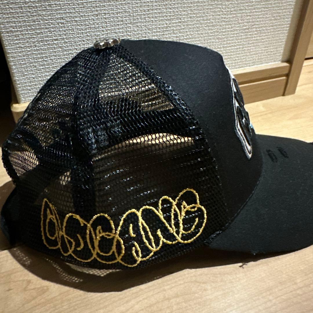 GLOGANGブラックメッシュキャップ