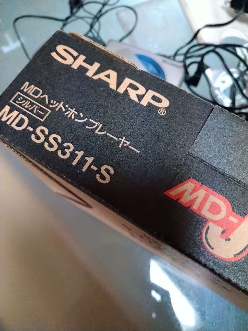 SHARP ポータブルMDプレーヤー MDウォークマン　MD-SS311-S