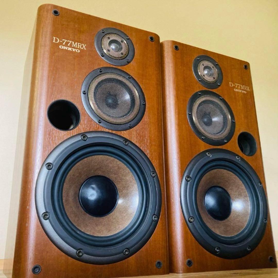 2本目　スピーカー ONKYO D-77MRX オーディオ機器 動作確認済み