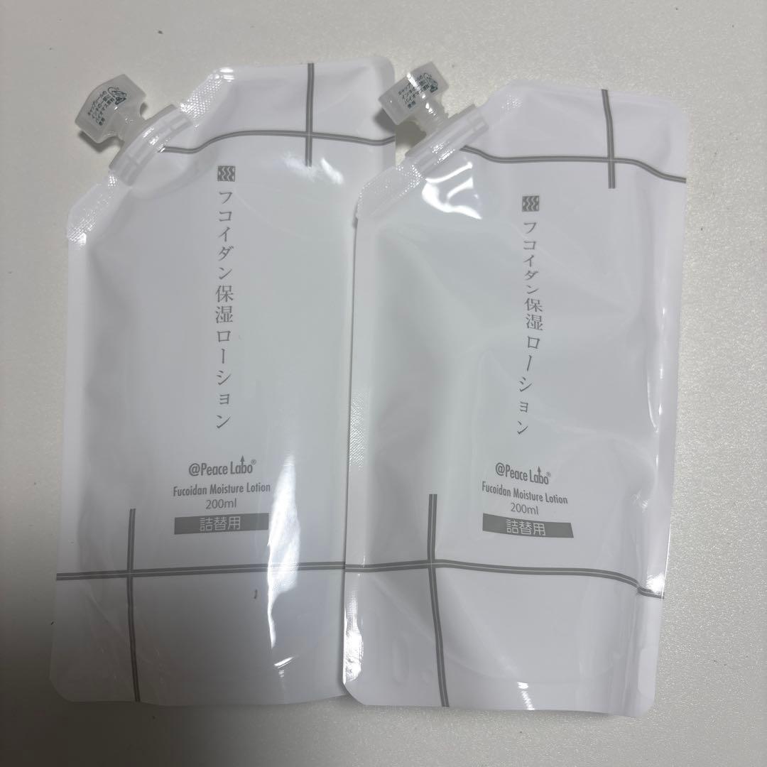 @peace labo フコイダン保湿ローション 詰替 200ml 2個セット④