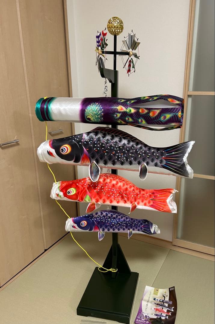 徳永 室内鯉のぼり　端午の節句　こどもの日　説明書付き