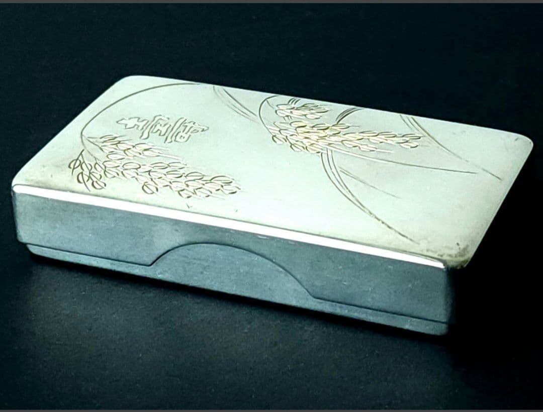 7BK2 純銀 小林造 壽 昭和甲戌秋 ボンボニエール 銀製 86.7g