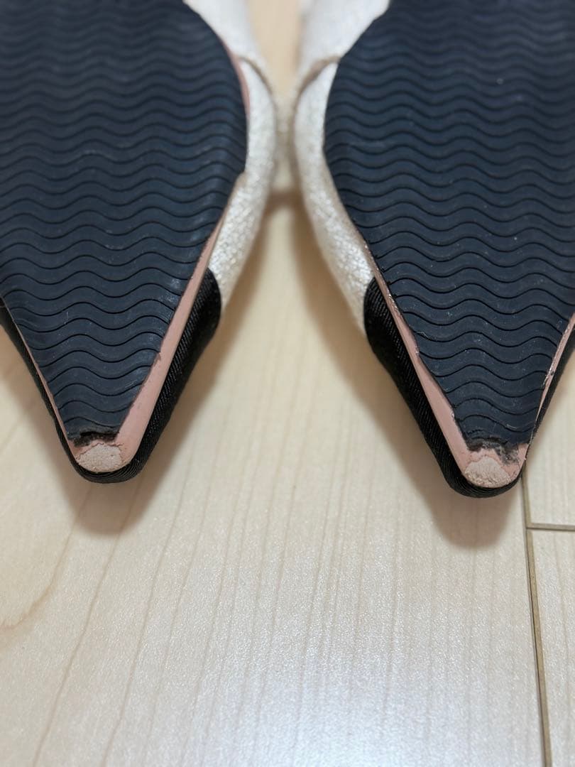 靴 Tweed Slingback Flats Her lip to