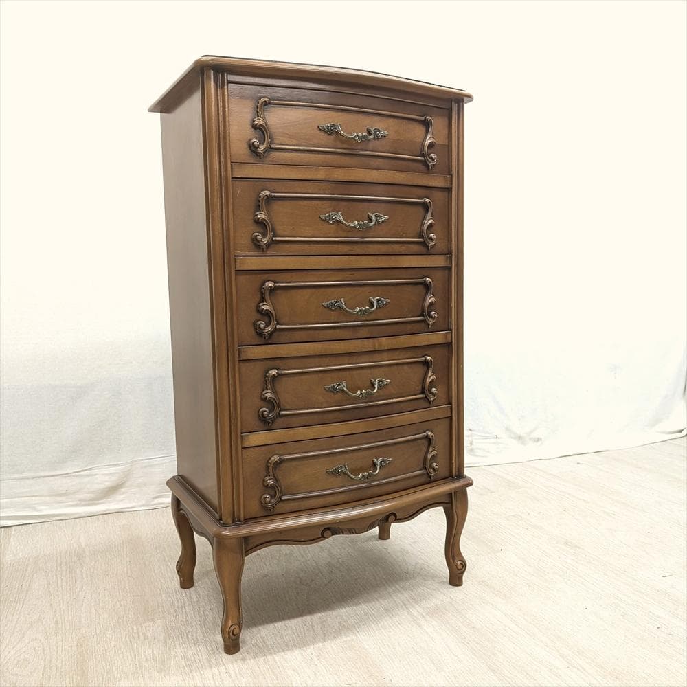 猫脚　リビングチェスト　チェスト　引き出し　タンス　ドロワー　小物収納　イタリア