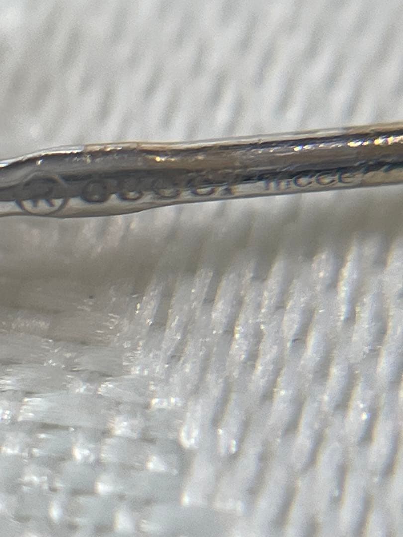 GUCCI グッチ ディアマンティッシマ ピアス 片耳用 K18WG ダイヤ