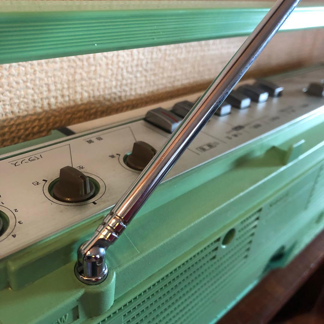 【再生可】80s ファンシーレトロ ヴィンテージ ラジカセ80年代