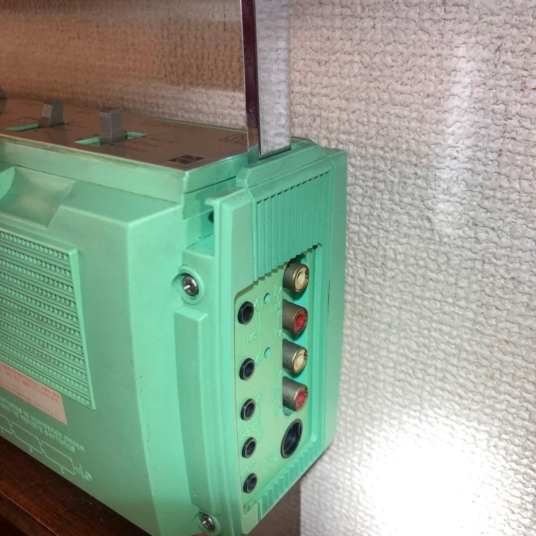 【再生可】80s ファンシーレトロ ヴィンテージ ラジカセ80年代