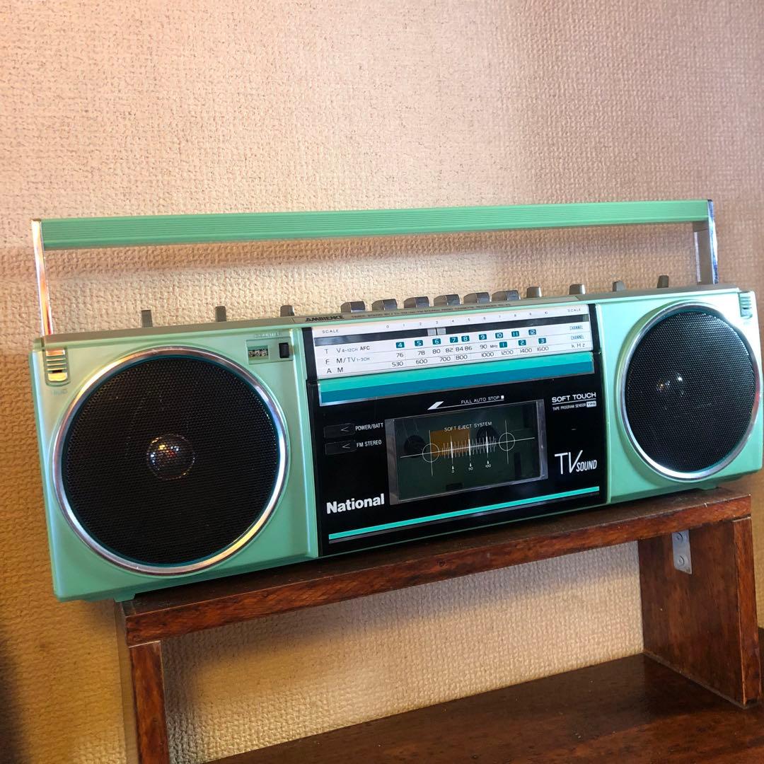 【再生可】80s ファンシーレトロ ヴィンテージ ラジカセ80年代