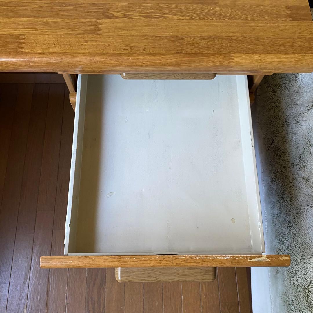 【匿名配送・送料込み】くろがね工作所　スチール×木　学習机　デスク　日本製