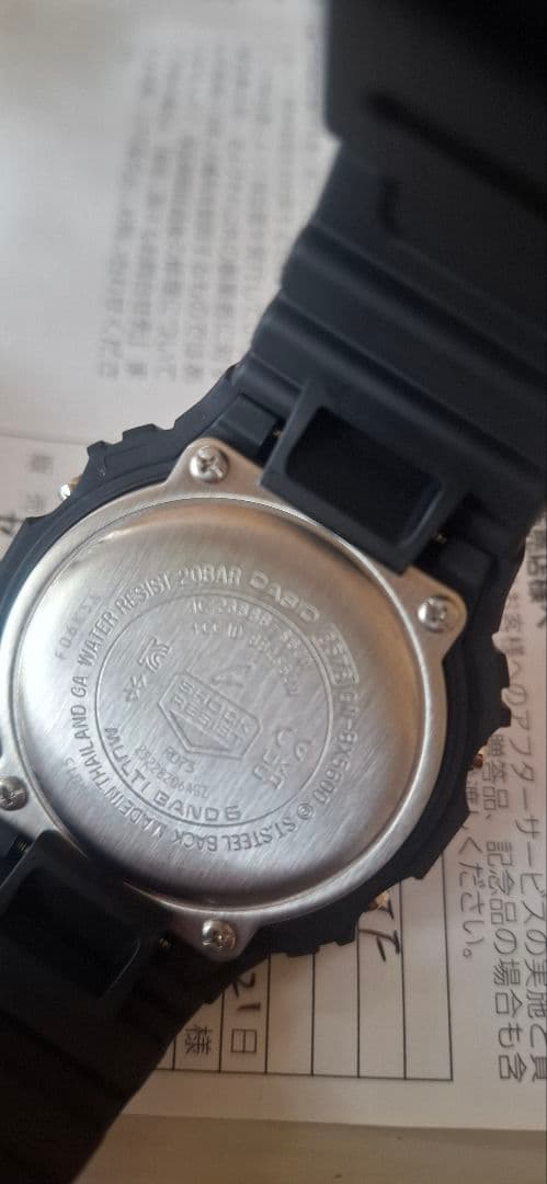 CASIO G-SHOCK GW-BX5600-1JFソーラー電波ほぼ未使用品