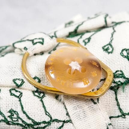 美品 イイダ傘店 日傘 ぺんぺん草 綿麻 刺繍 総柄 UVカット加工 45cm