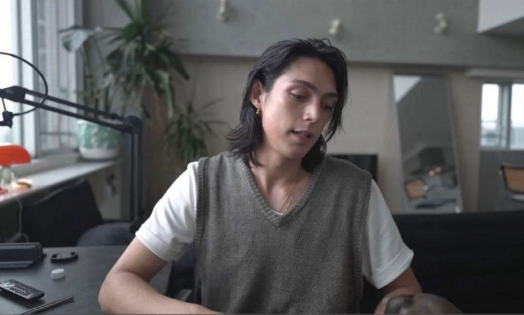 【モーガン蔵人着用】24SS LOOSE KNIT LINEN VEST