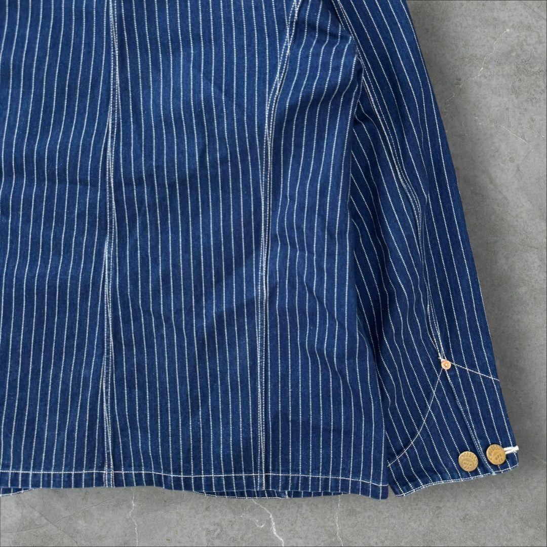 PHERROW'S ヒッコリー カバーオール ウォバッシュ フェローズ デニム