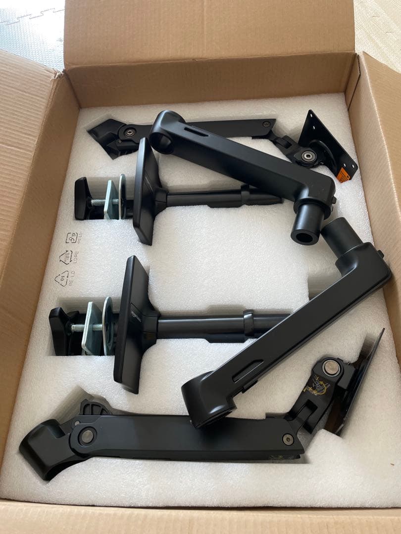 【2個セット】Amazon basicsモニターアーム エルゴトロン