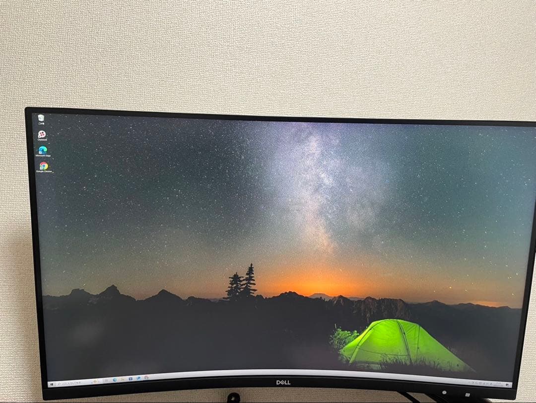 DELL 32インチ 4K曲面モニター S3221QS モニターアーム付き