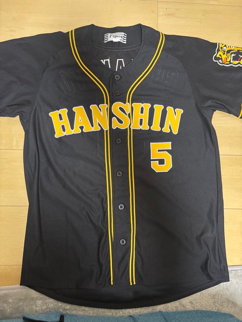 阪神タイガース 近本光司 ユニフォーム ビジター L ブラック
