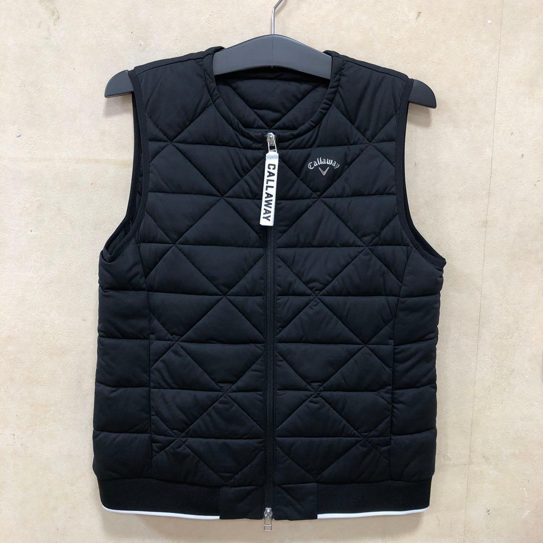 Callaway レディース キルティングベスト ブラック