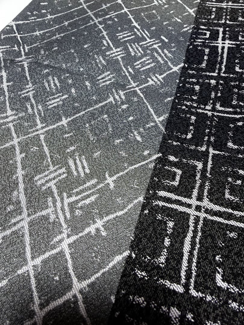 高級 袋帯 正絹 全通柄 西陣紹絕織 ブラック シャレ帯 洒落帯 訪問着 お召し