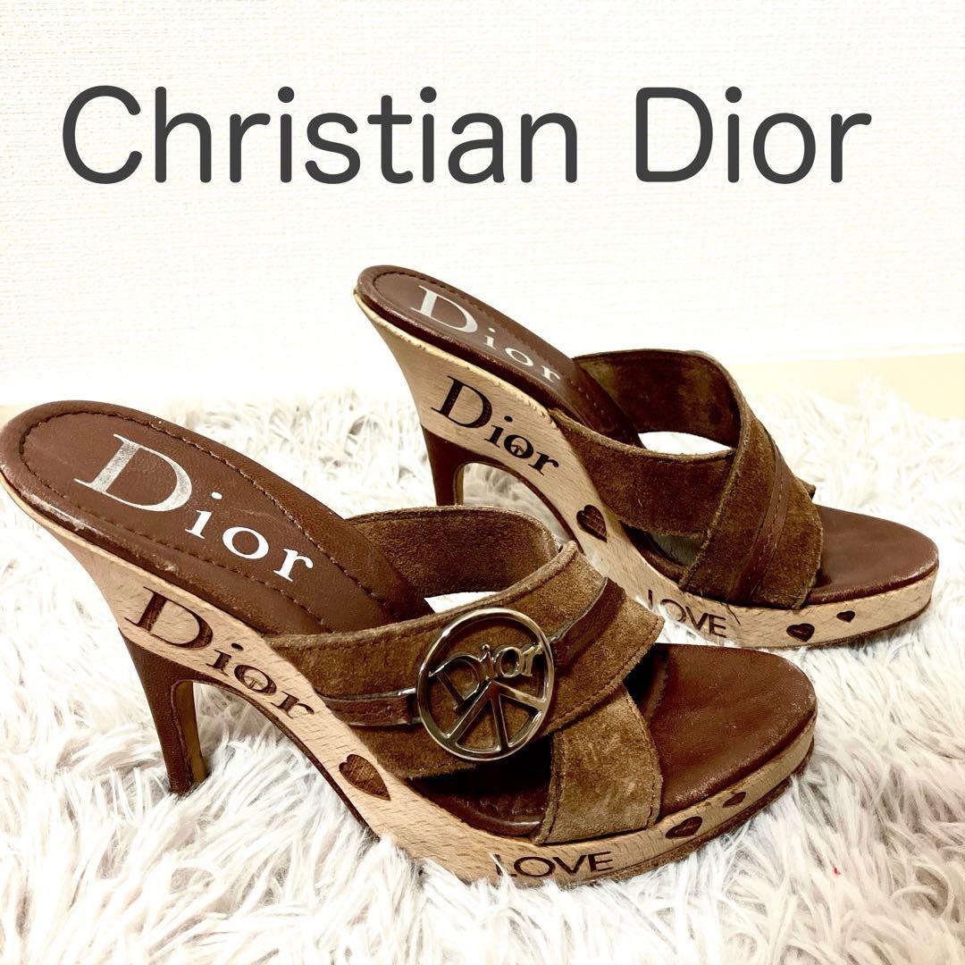 値下げ.ᐟ.ᐟ【美品送料込み】Diorミュール/サンダル
