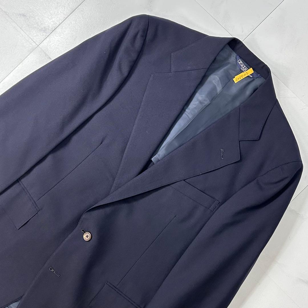 ポロラルフローレン ウール スーツ ネイビー メンズ セットアップ