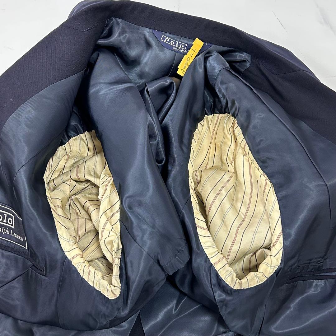 ポロラルフローレン ウール スーツ ネイビー メンズ セットアップ