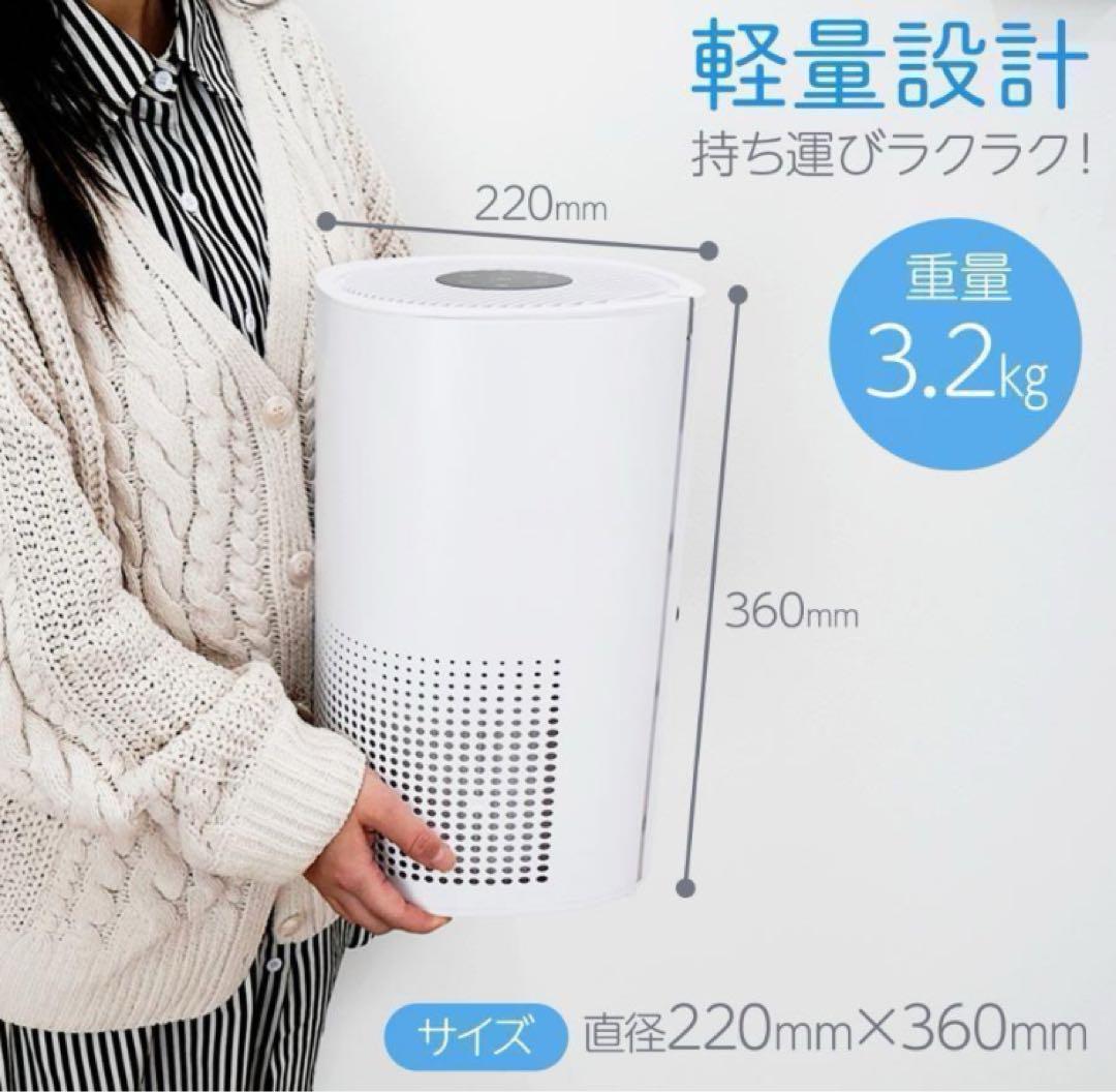 空気清浄機 小型 消臭 省エネ 花粉 脱臭機 たばこ 除菌／