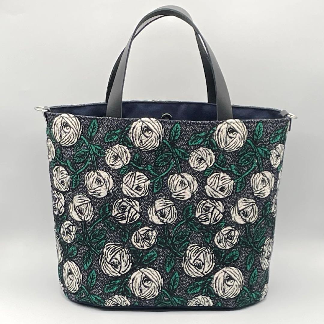 ㊼ミナペルホネン*rosy トートバッグ ハンドメイド