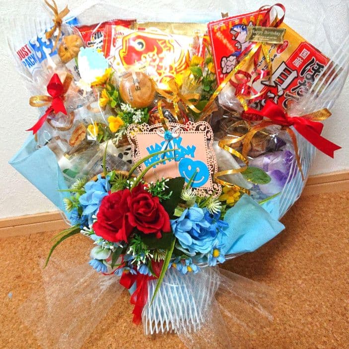 還暦 御祝 おつまみブーケ ビール 誕生日 結婚式 退職 成人式 お礼 トス