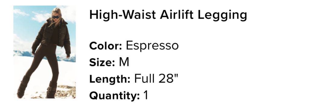 【新品】Aloyoga High-Waist Airlift Legging