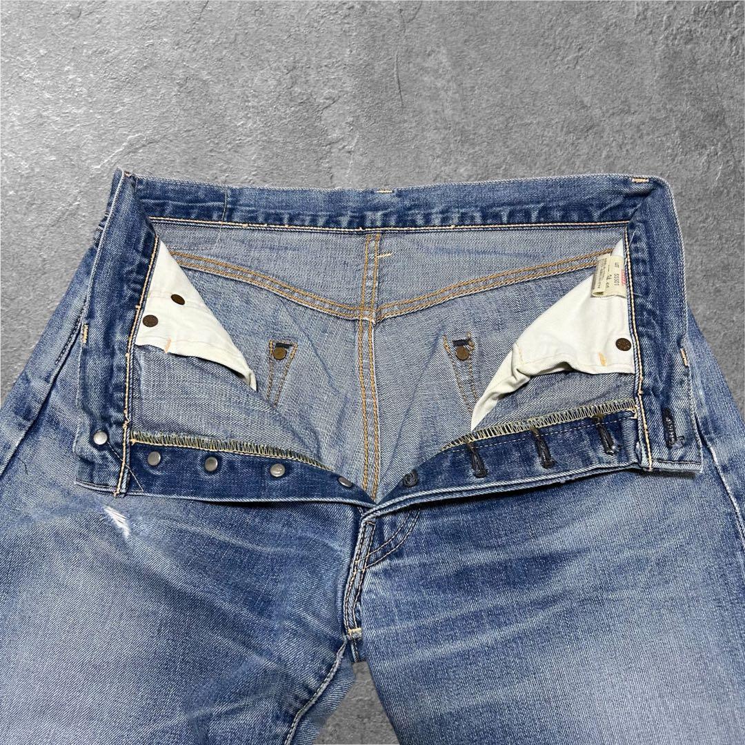 W34 LEVI'S 501XX 1955年復刻 日本製 BIGE 赤耳 デニム