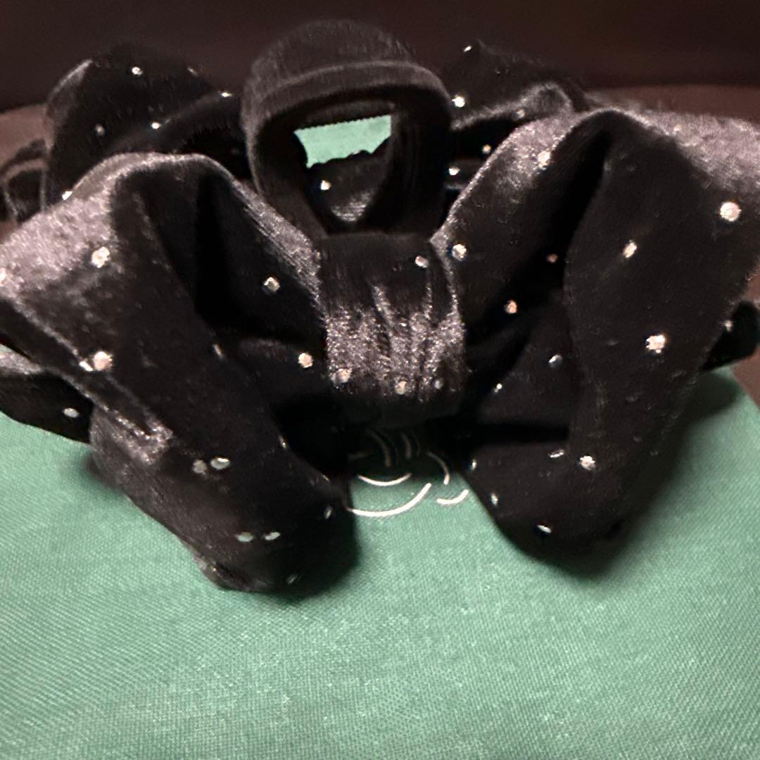 TRESSE トレス　ヘアクリップ　ドット　dot ribbon clip