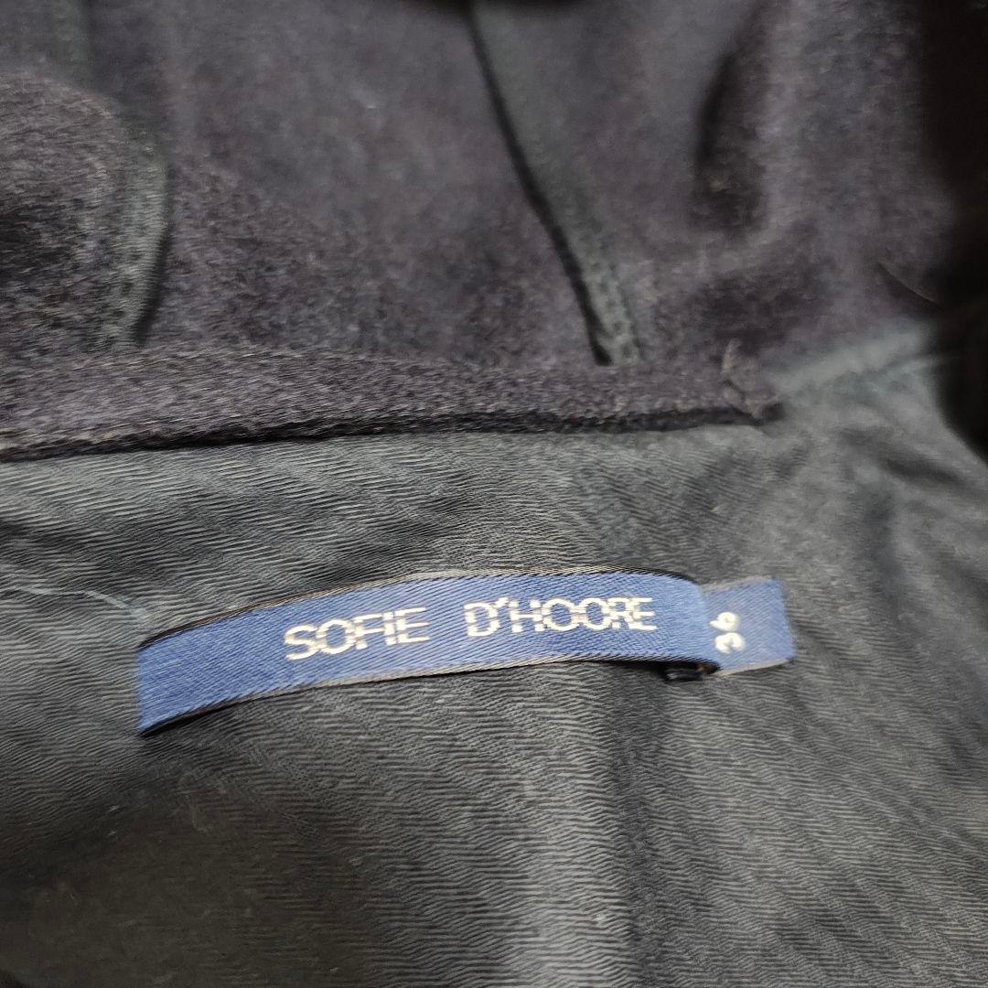 【SOFIE D'HOORE / ソフィードール】ウール　フードモッズコート