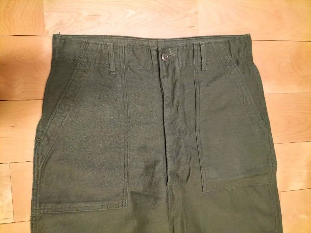 【程度良好！】70s US ARMY（米軍）OG107ベイカーパンツ　W32程度