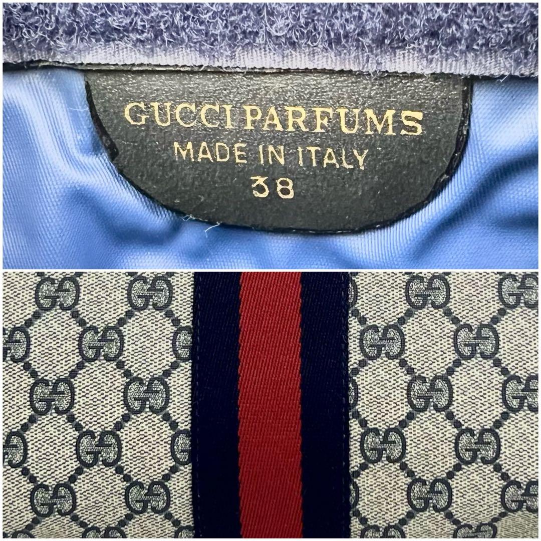美品 GUCCI シェリーライン GG ネイビー クラッチバッグ セカンド