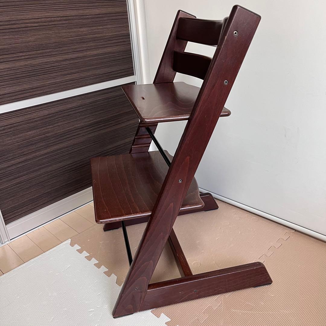 【新型現行品】ストッケ トリップトラップ ウォールナットブラウン