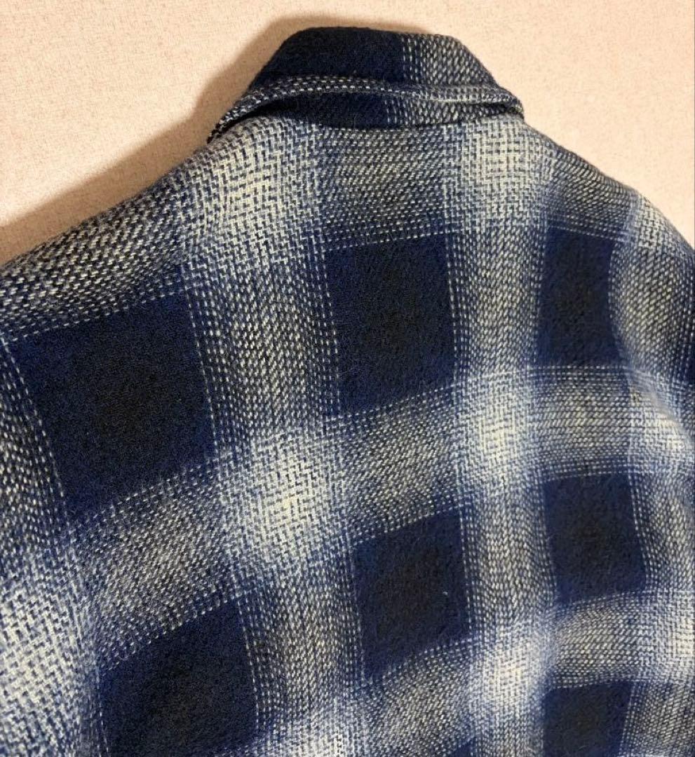 90s USA製 HOUSTON Ombre Check CPO Jacket