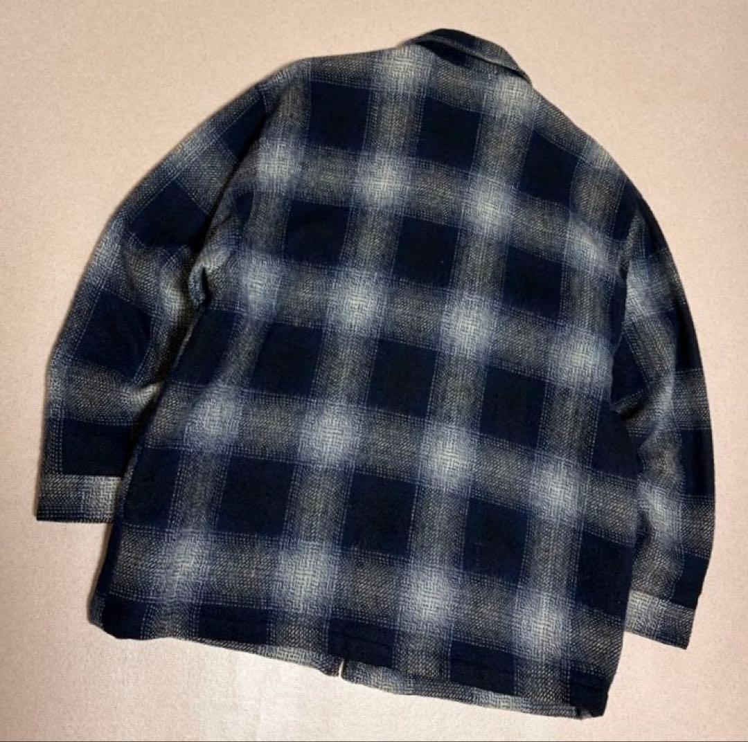90s USA製 HOUSTON Ombre Check CPO Jacket