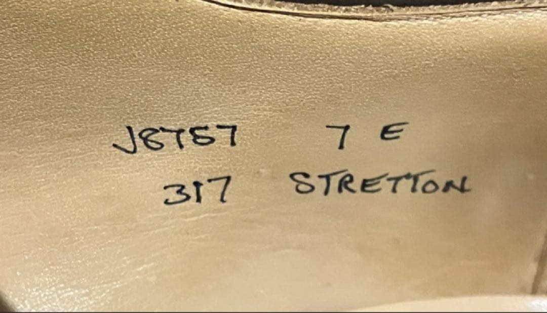 靴 Crockett&Jones STRETTON UK7E