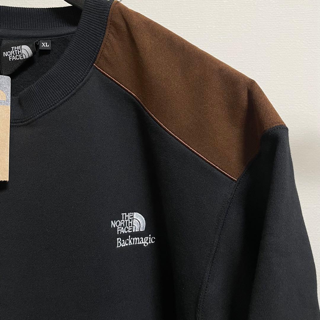 ノースフェイス Backmagic限定 Sweat Crew【XL】ブラック 黒