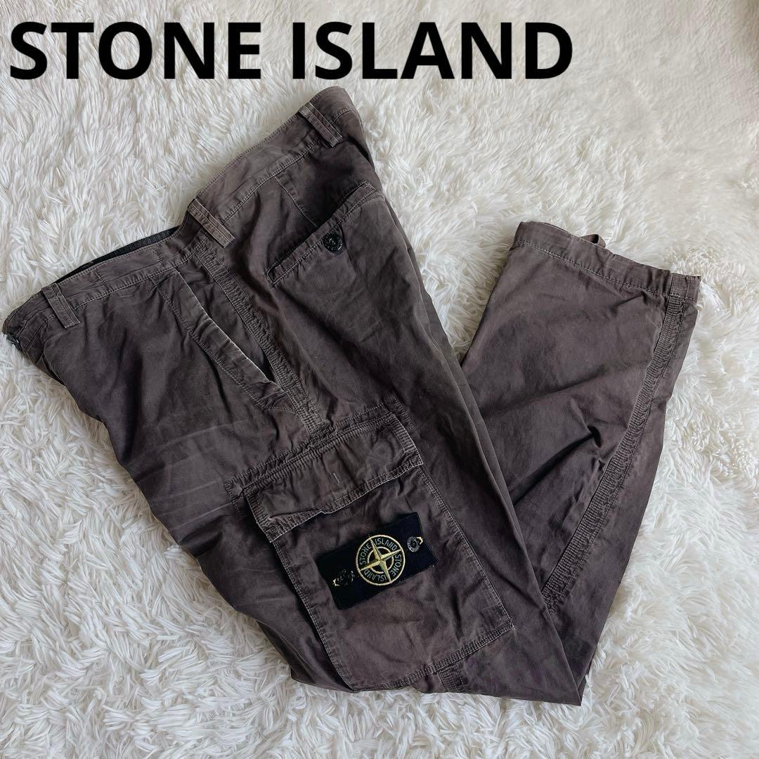 STONE  ヴィンテージカーゴパンツ ブラウン w33 アーカイブ