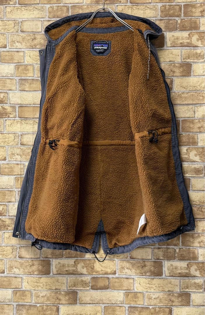 パタゴニア　裏ボア　マウンテンジャケット　コート　フィッシュテイル　古着女子　M