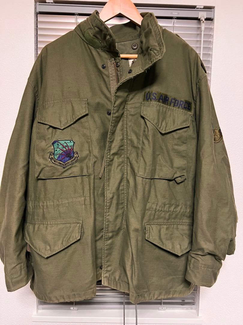 80s US ARMYミリタリー M65 ジャケット large-short
