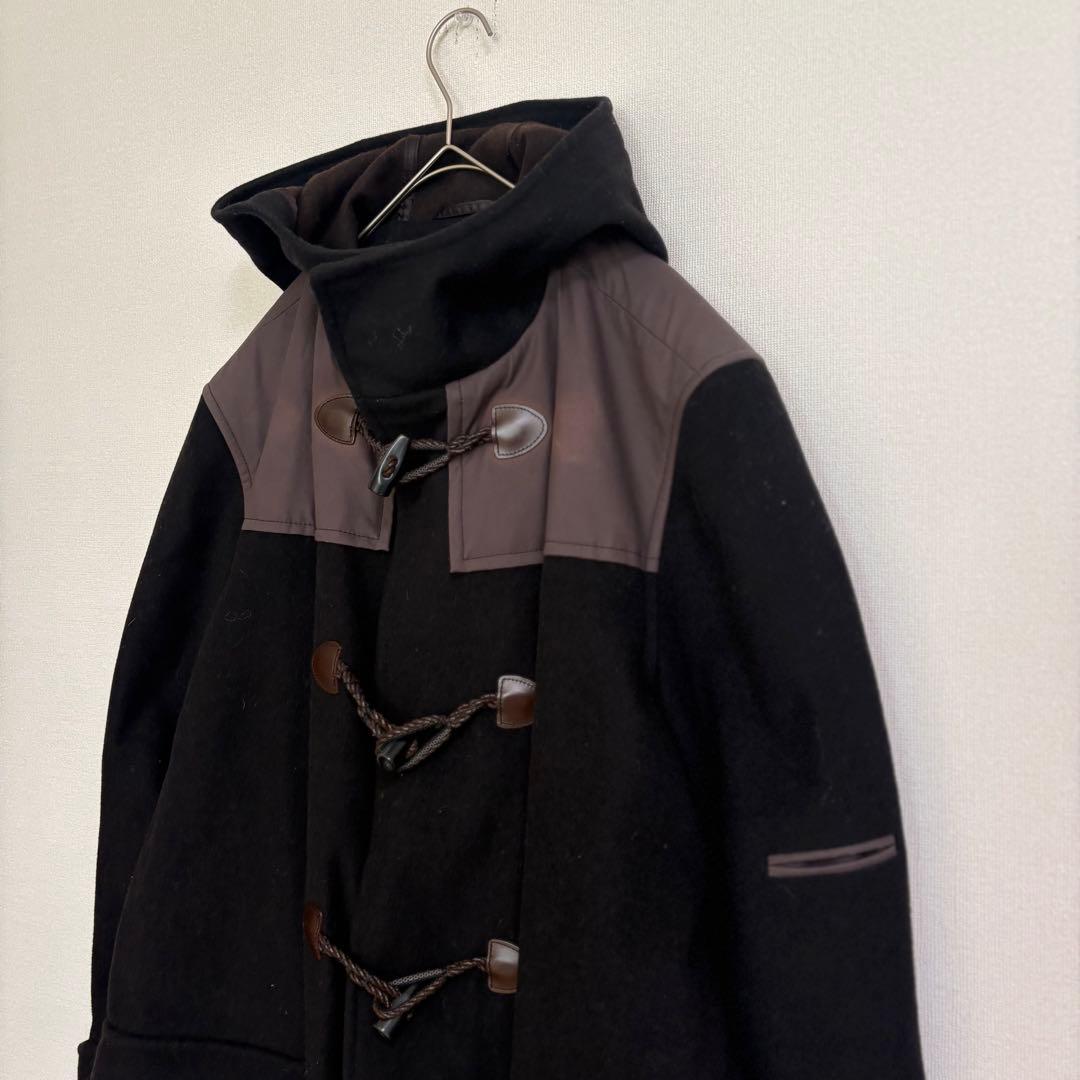 HUGO BOSS ヒューゴボス ダッフルコート 黒 アウター 4462