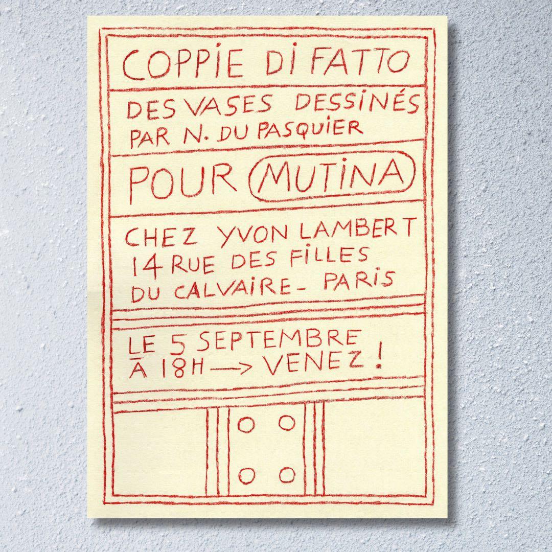 国内未入荷 ナタリー・デュ・パスキエ 2025 エキシビジョンポスター