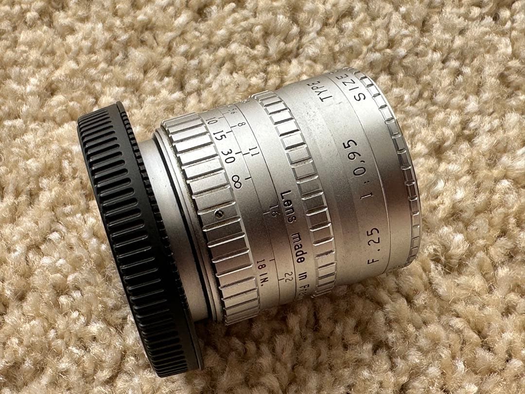P.Angenieux 25mm f0.95 マイクロフォーサーズマウント改造