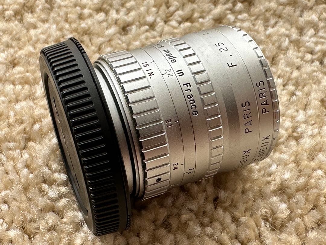 P.Angenieux 25mm f0.95 マイクロフォーサーズマウント改造