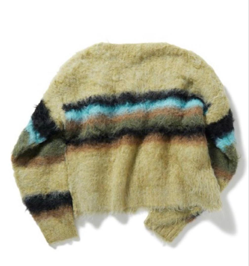 値下げ　perverze Double Stripe Knit Cardigan